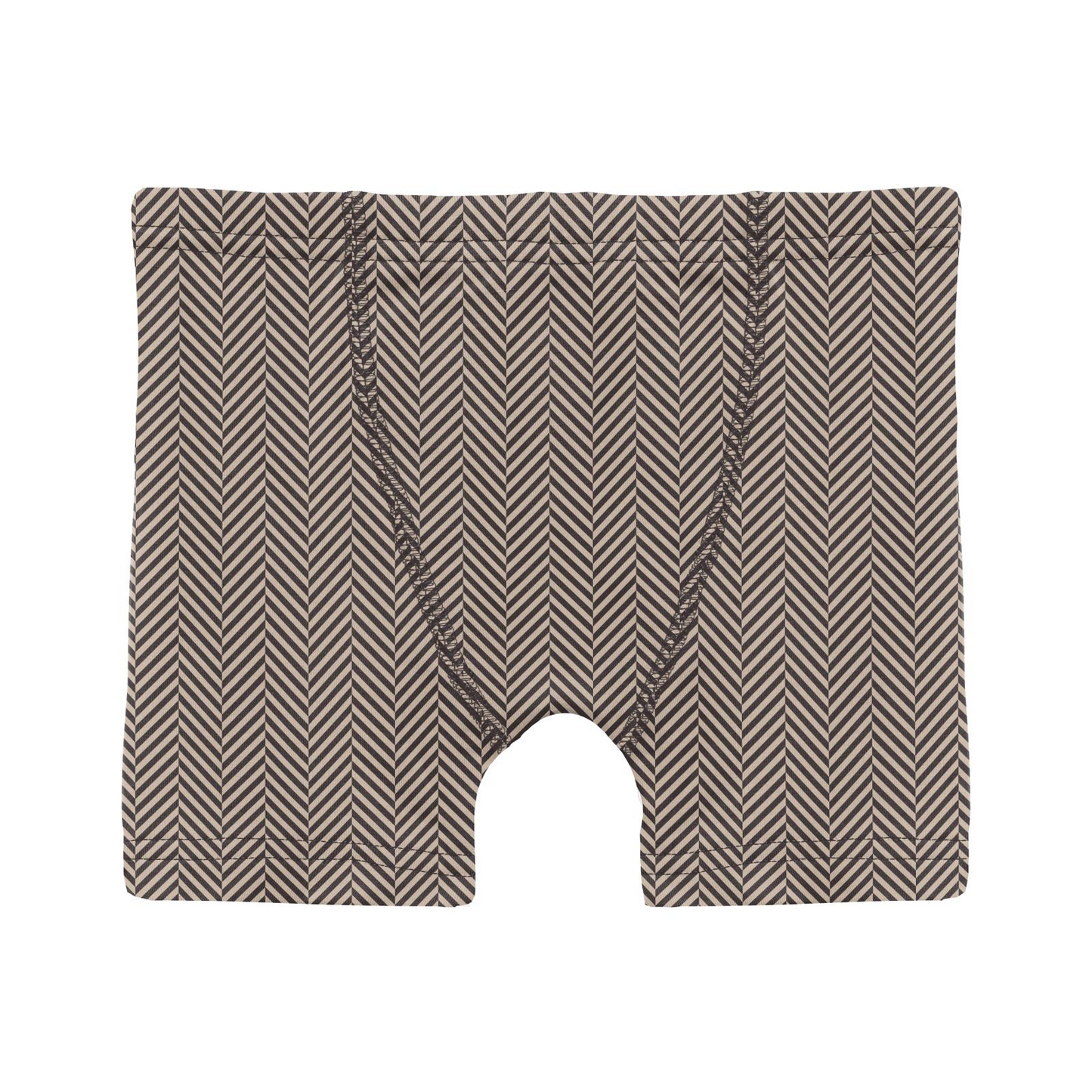 Herringbone Print Boy's Boxer Brief