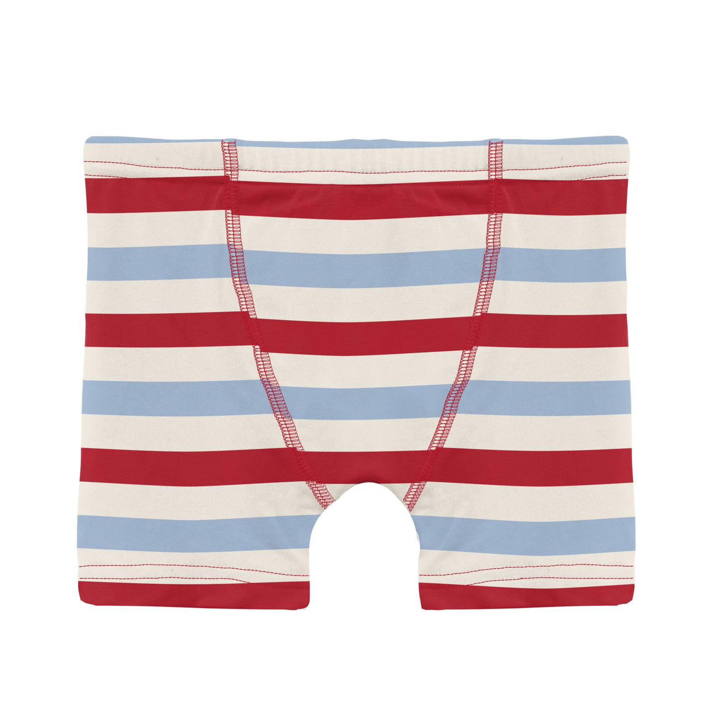 Anniversary Balloon Stripe Print Boy's Boxer Brief