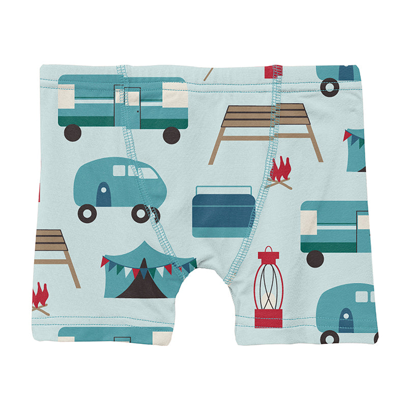Print Boy's Boxer Brief in Fresh Air Camping