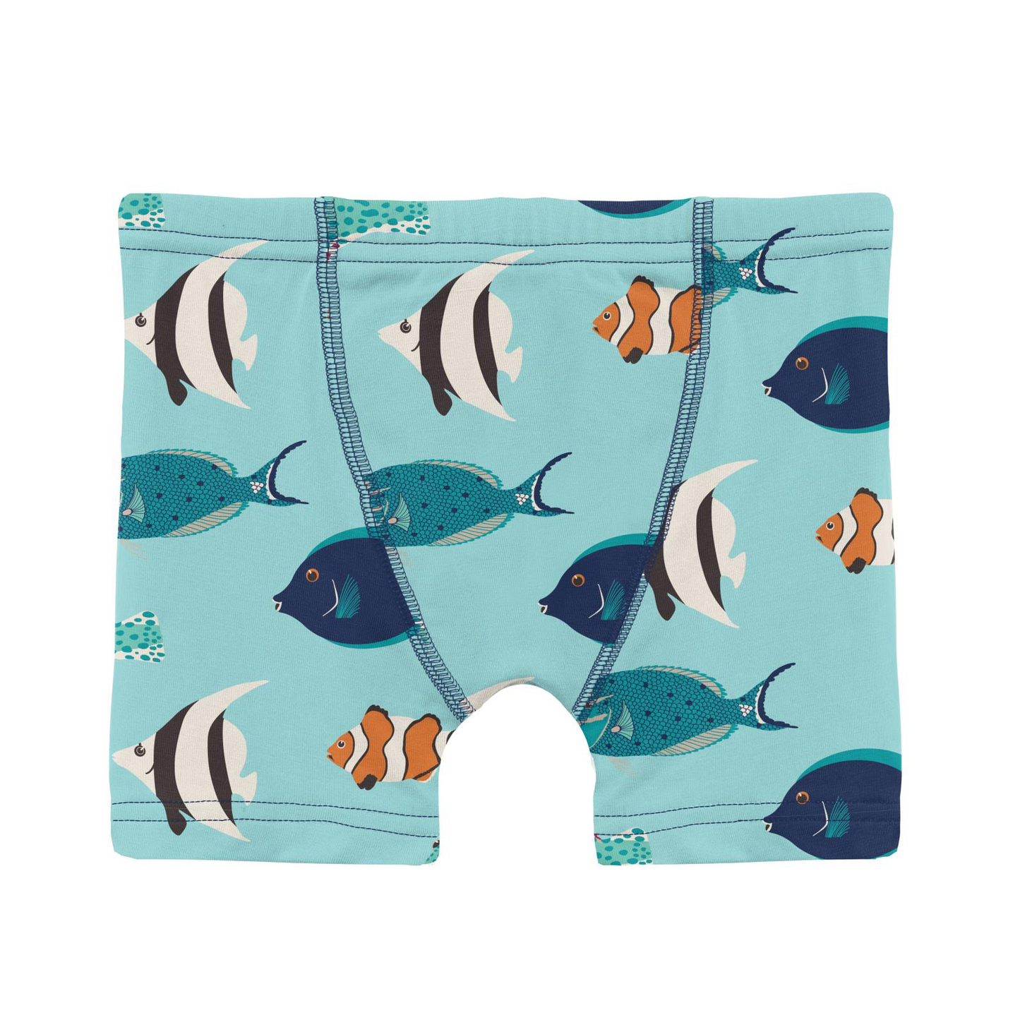 Print Boy's Boxer Brief in Tropical Fish
