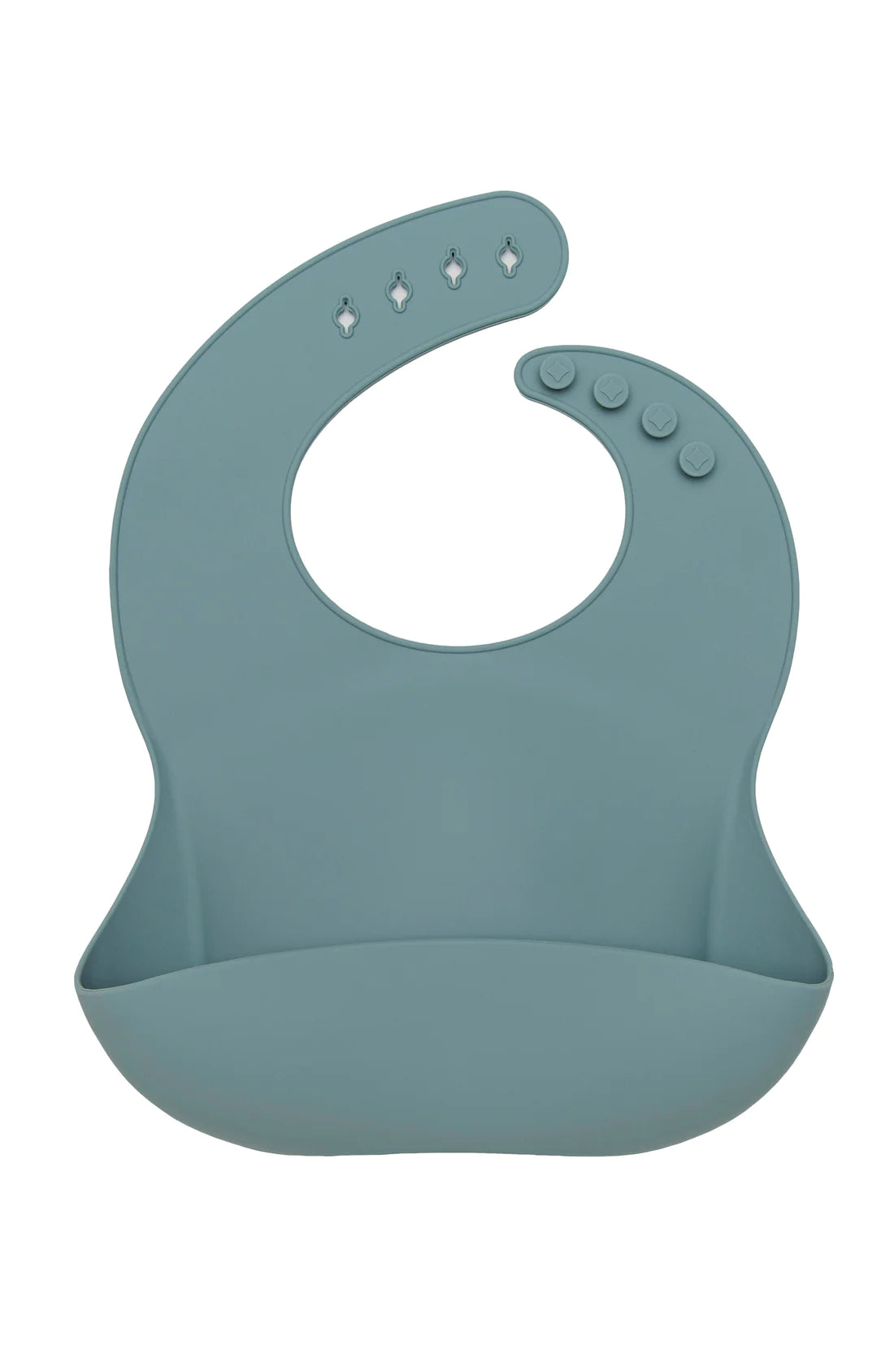Slate Silicone Bib - Loulou Lollipop