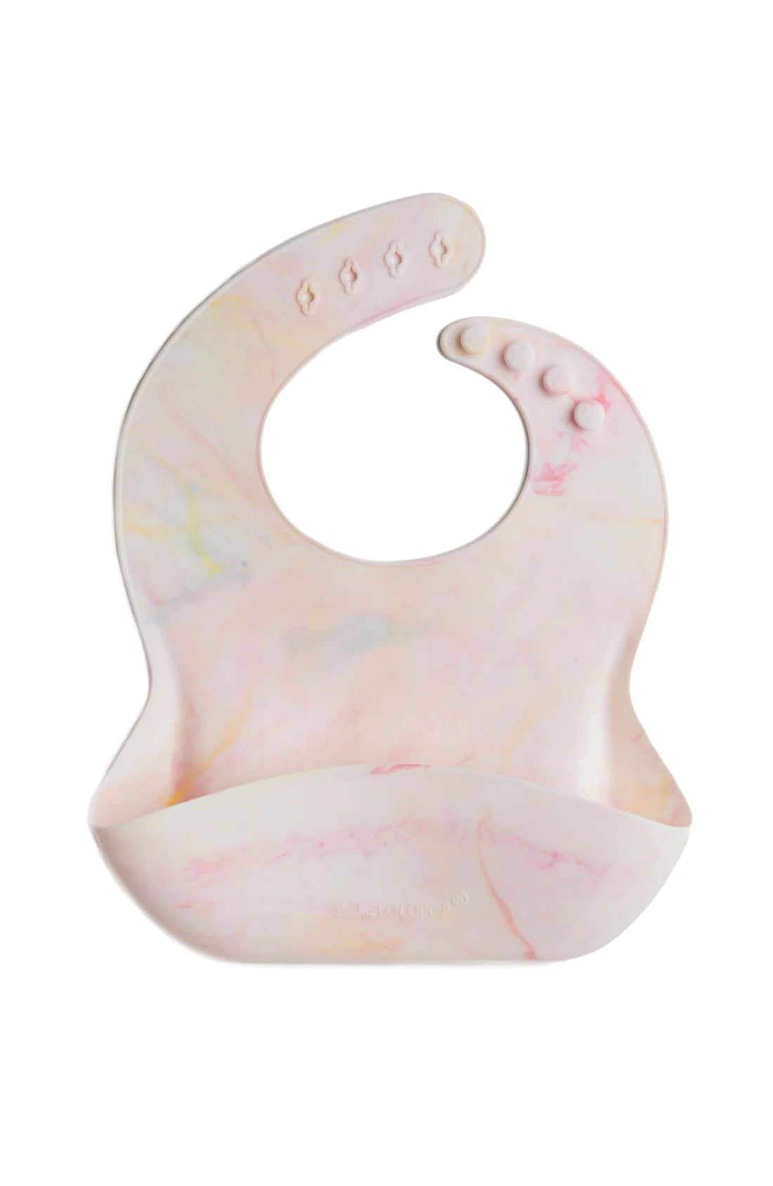 Rainbow Tie Dye Silicone Bib - Loulou Lollipop