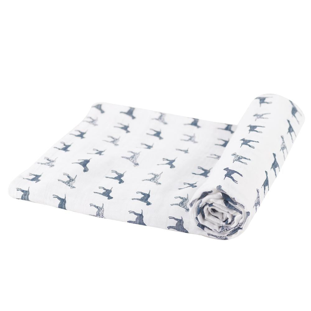 Newcastle Classics Bamboo Muslin Swaddle Blanket - Dalmatian