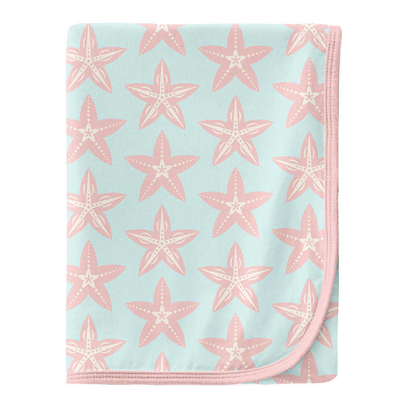 Print Swaddling Blanket - Fresh Air Fancy Starfish