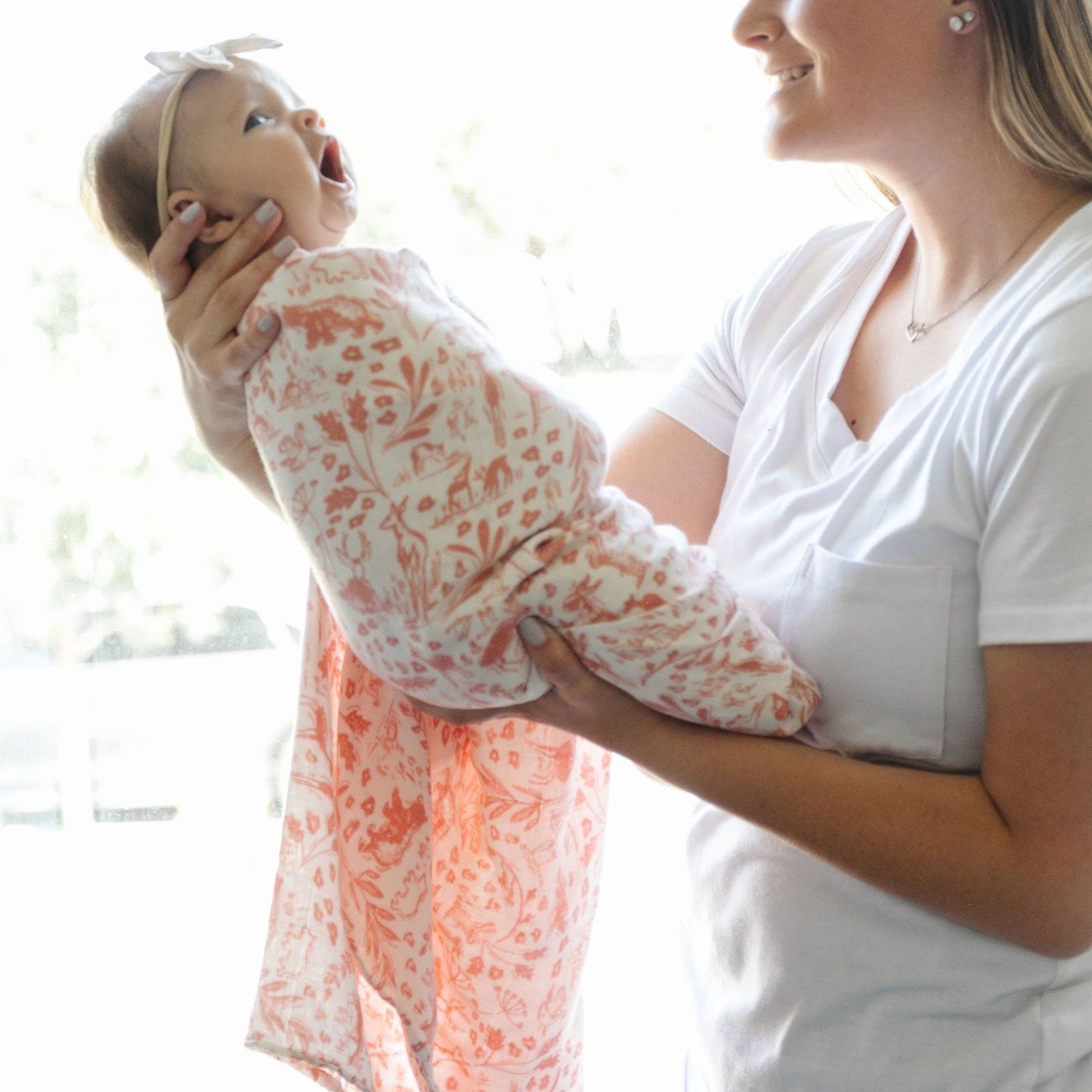Wildwood Bamboo Rayon Muslin Swaddle - Saranoni