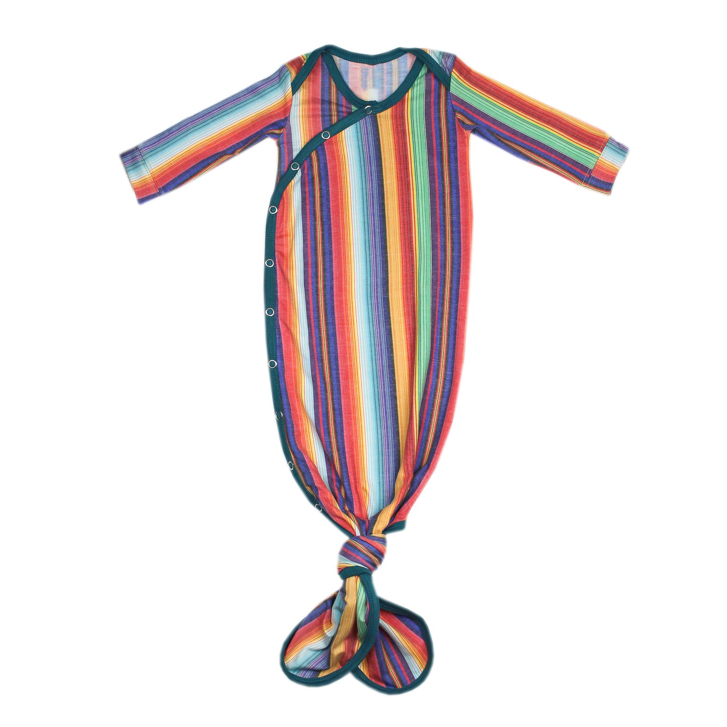 Copper Pearl Knotted Gown - Serape
