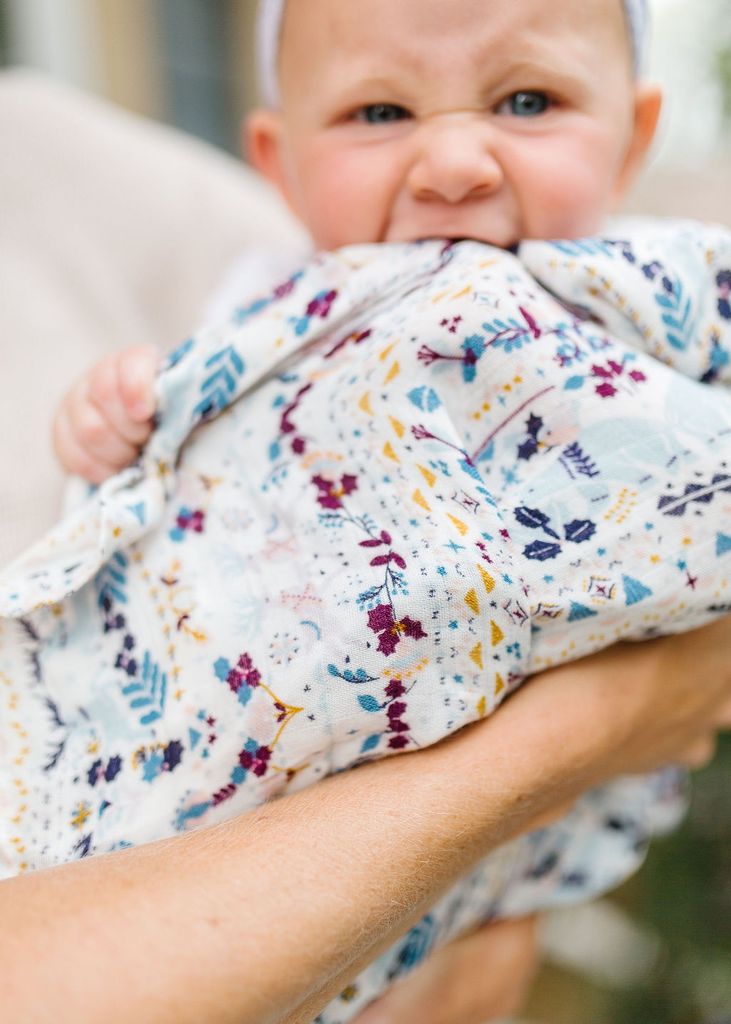 Loulou Lollipop Muslin Swaddle Blanket - Fair Isle