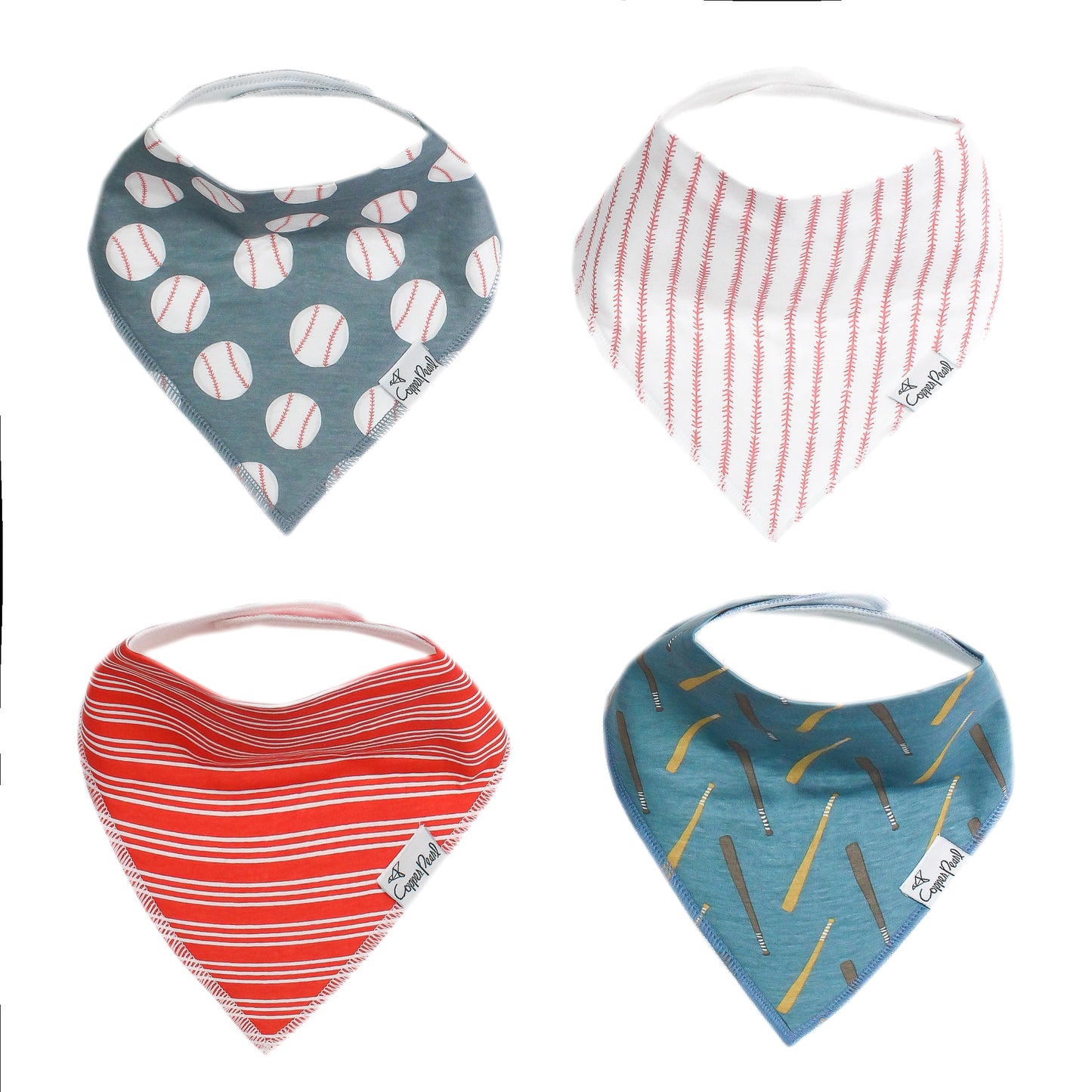 Copper Pearl Single Bandana Bibs - Slugger