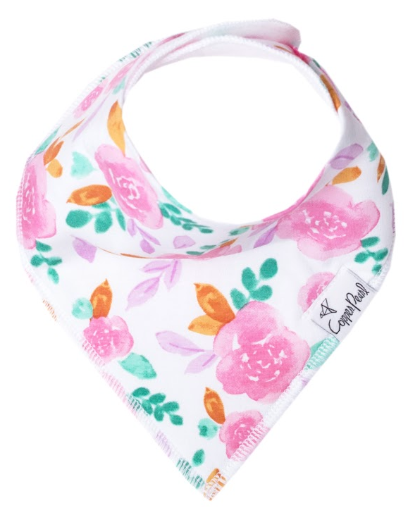 Copper Pearl Single Bandana Bibs - Summer