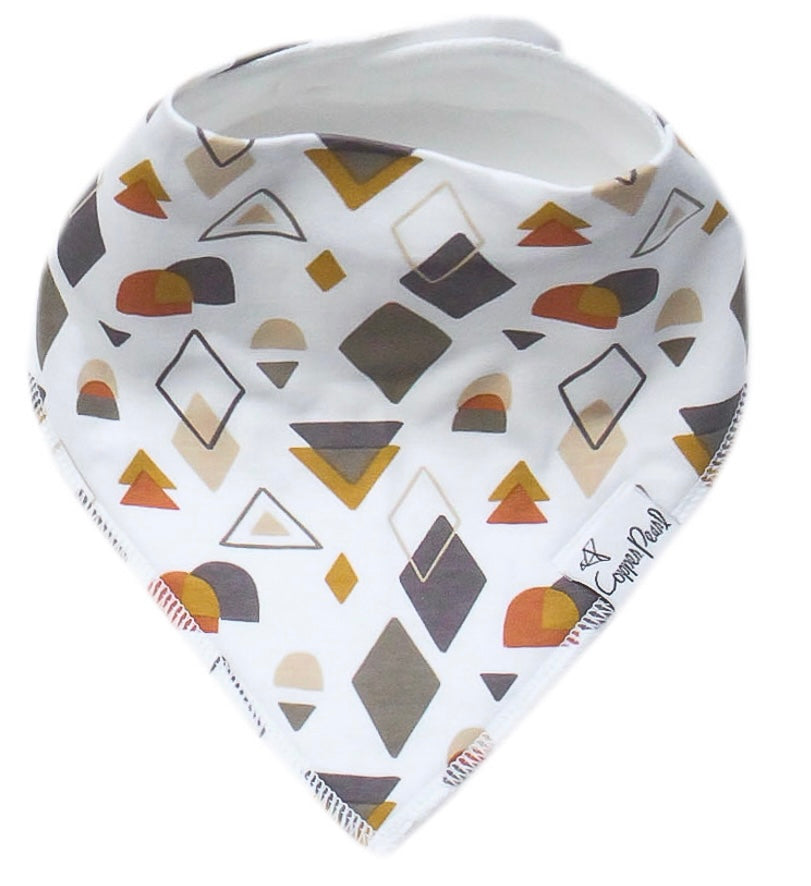 Copper Pearl Single Bandana Bibs - Swift