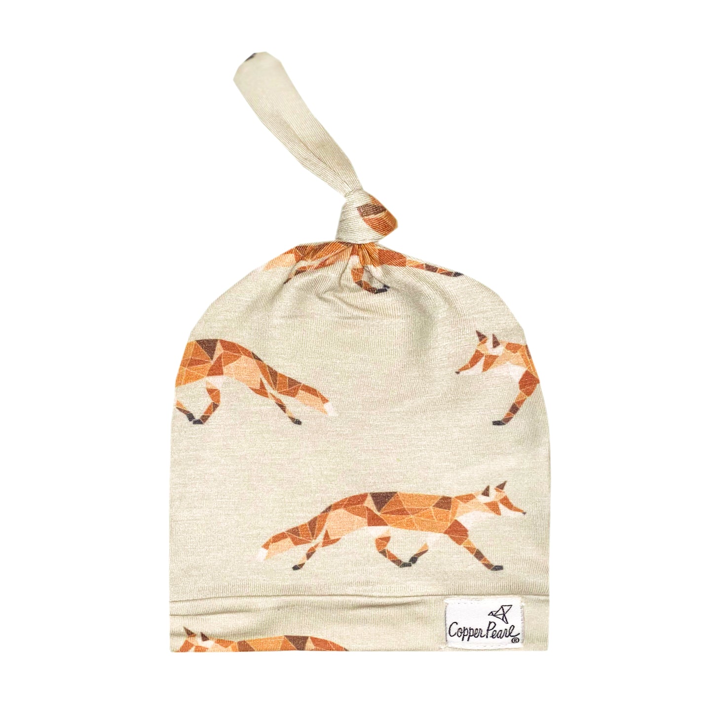 Copper Pearl Top Knot Hat 0-4mo - Swift (NEW 2022)