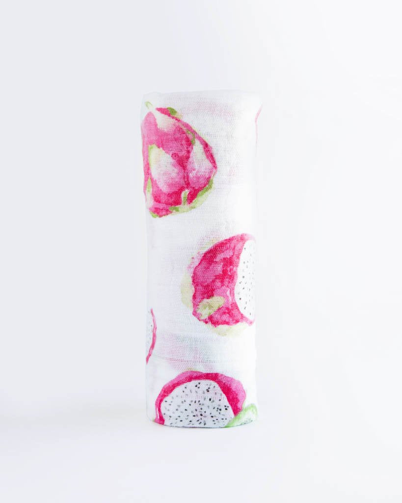 Pitaya Cotton Muslin Swaddle Blanket