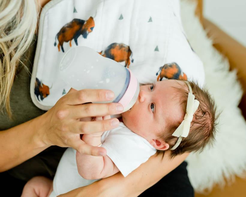 Little Unicorn Cotton Muslin Burp Cloth - Bison