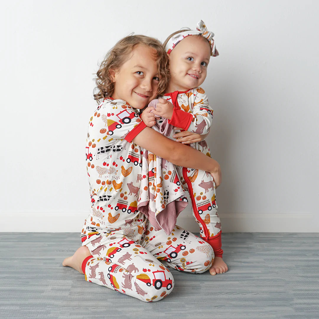 Farm Friends Bamboo Toddler Pajama Set