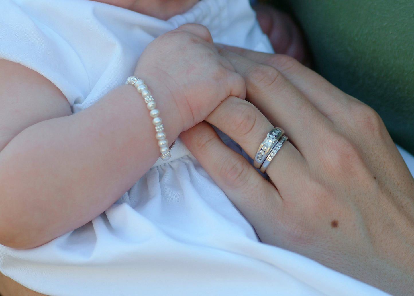 Victoria - Sterling Silver Pearl Bracelet