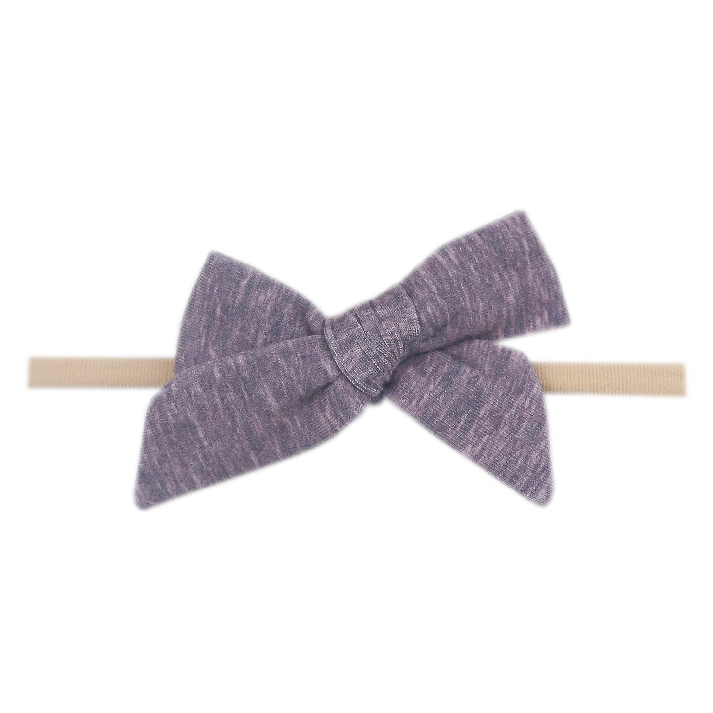 Copper Pearl Classic Nylon Bow - Violet