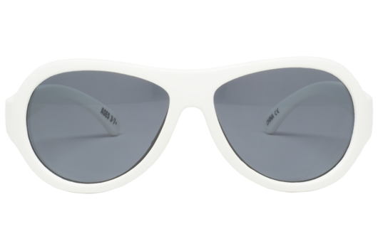 Wicked White - Aviator Sunglasses