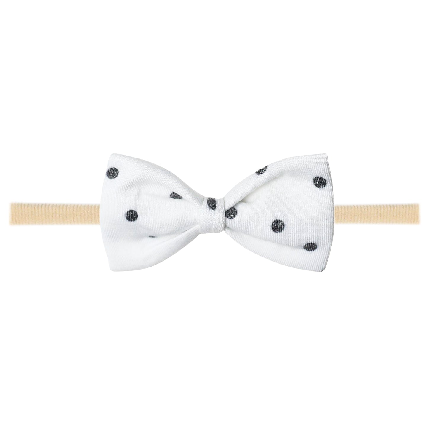 Copper Pearl Nylon Bowtie Headband - Willow