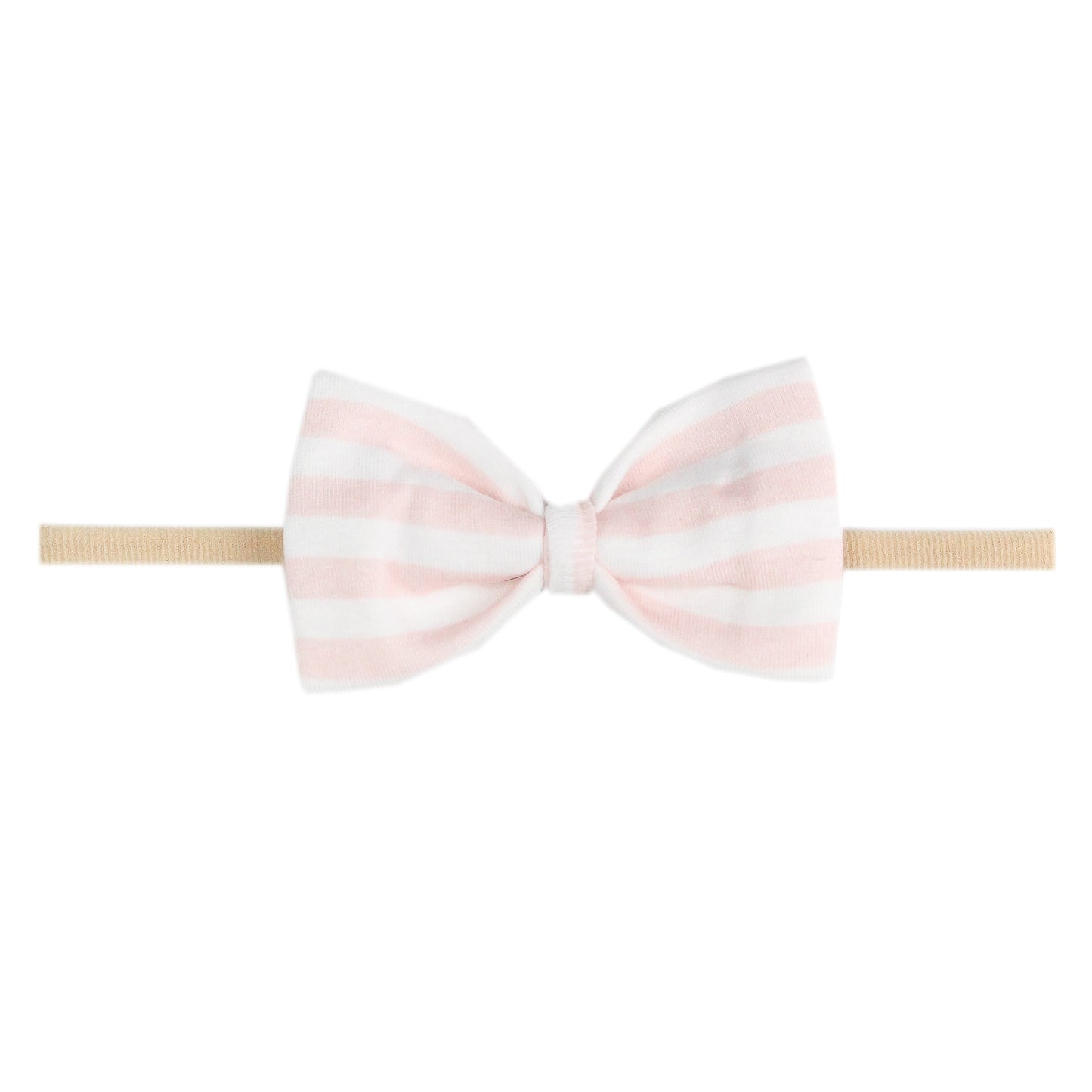 Copper Pearl Nylon Bowtie Headband - Winnie