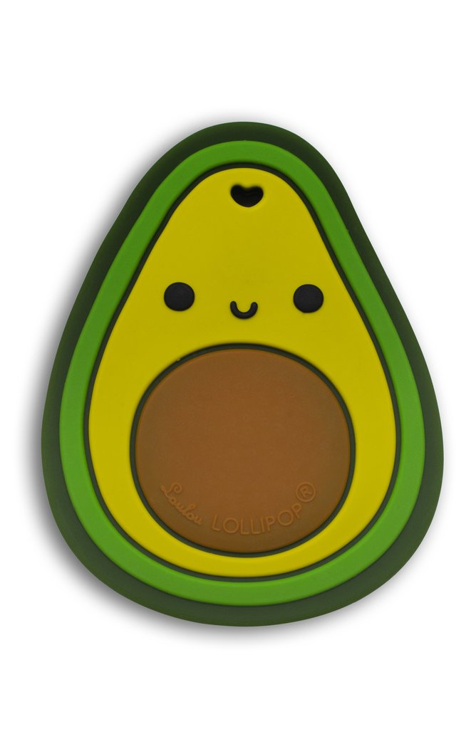 Loulou Lollipop Avocado Silicone Teether - Single
