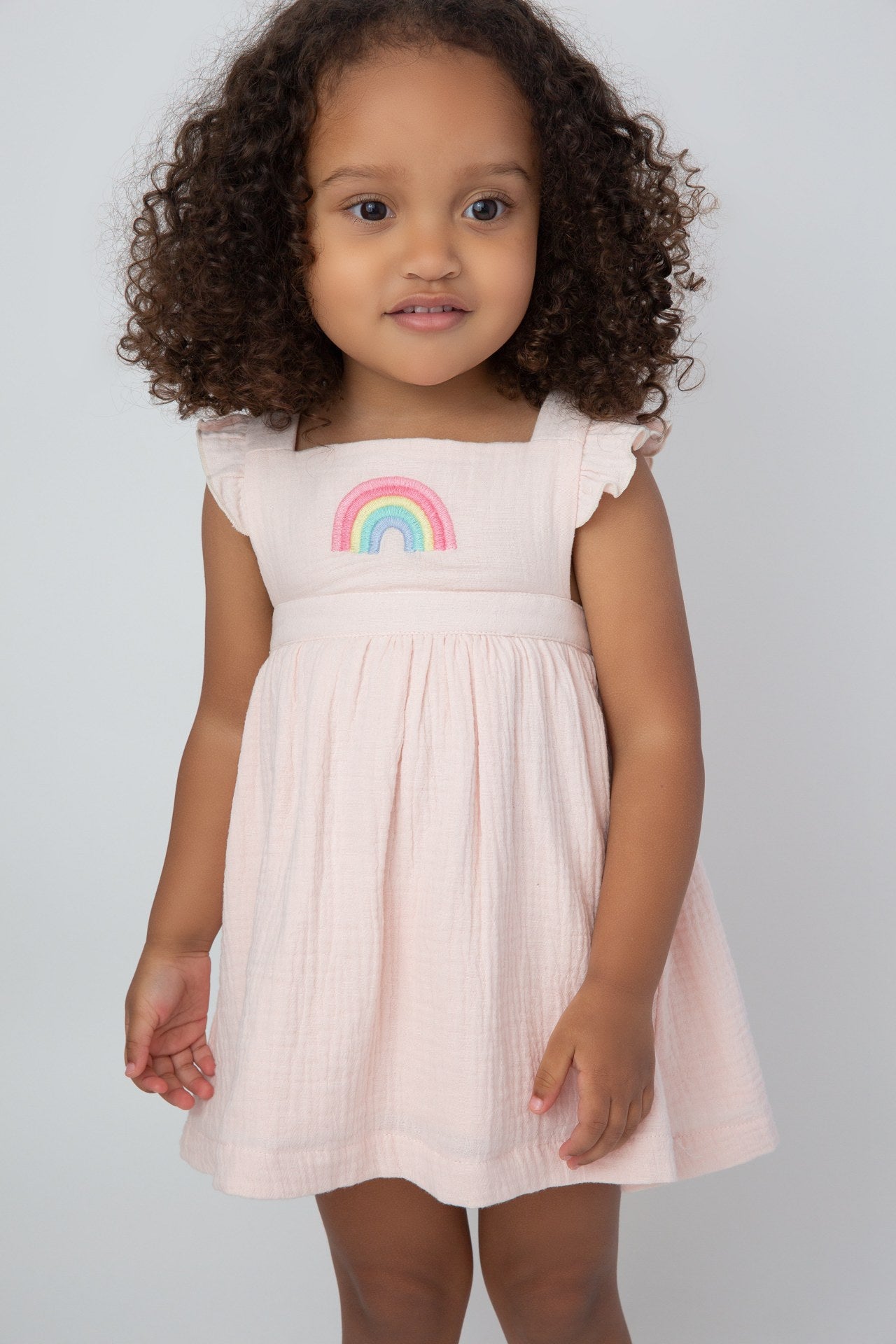 Rainbows Pinafore Top and Bloomer Set