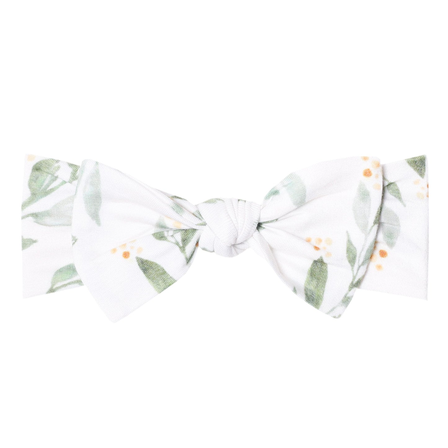 Copper Pearl Bow Headband - Fern