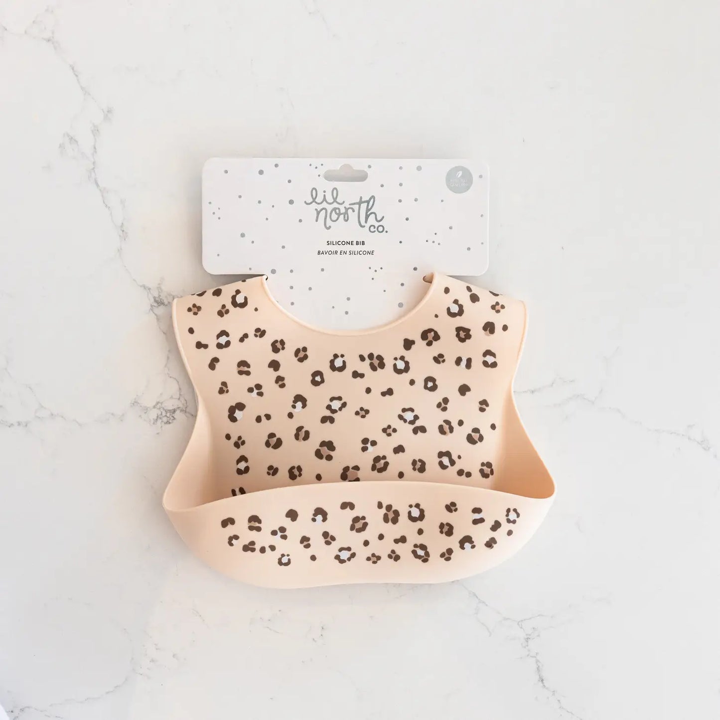 Cheetah Spots Silicone Bib