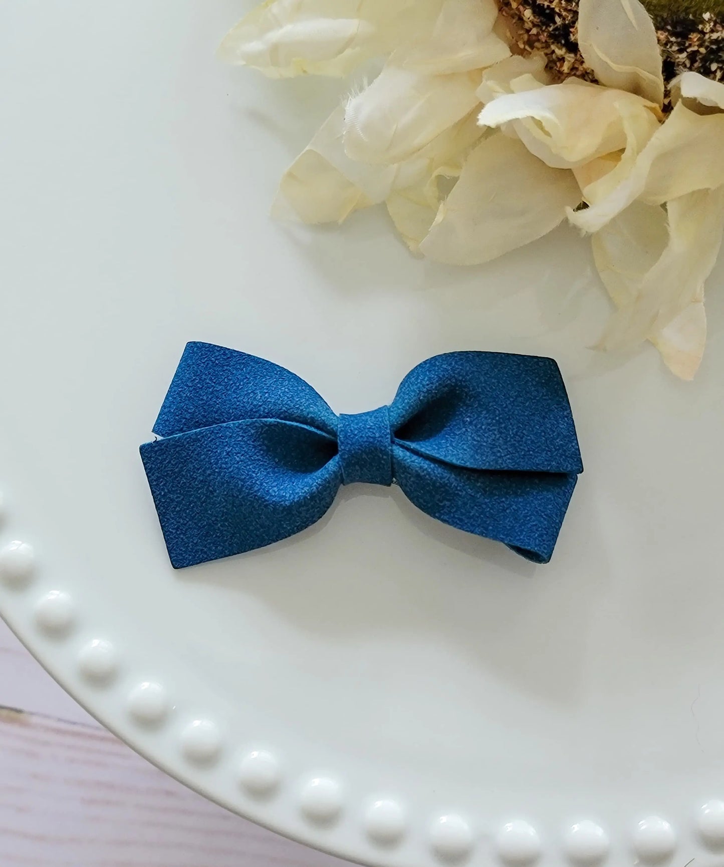 Anastasia Bow - Denim Blue