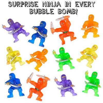 Ninja Surprise Bubble Bath Bomb