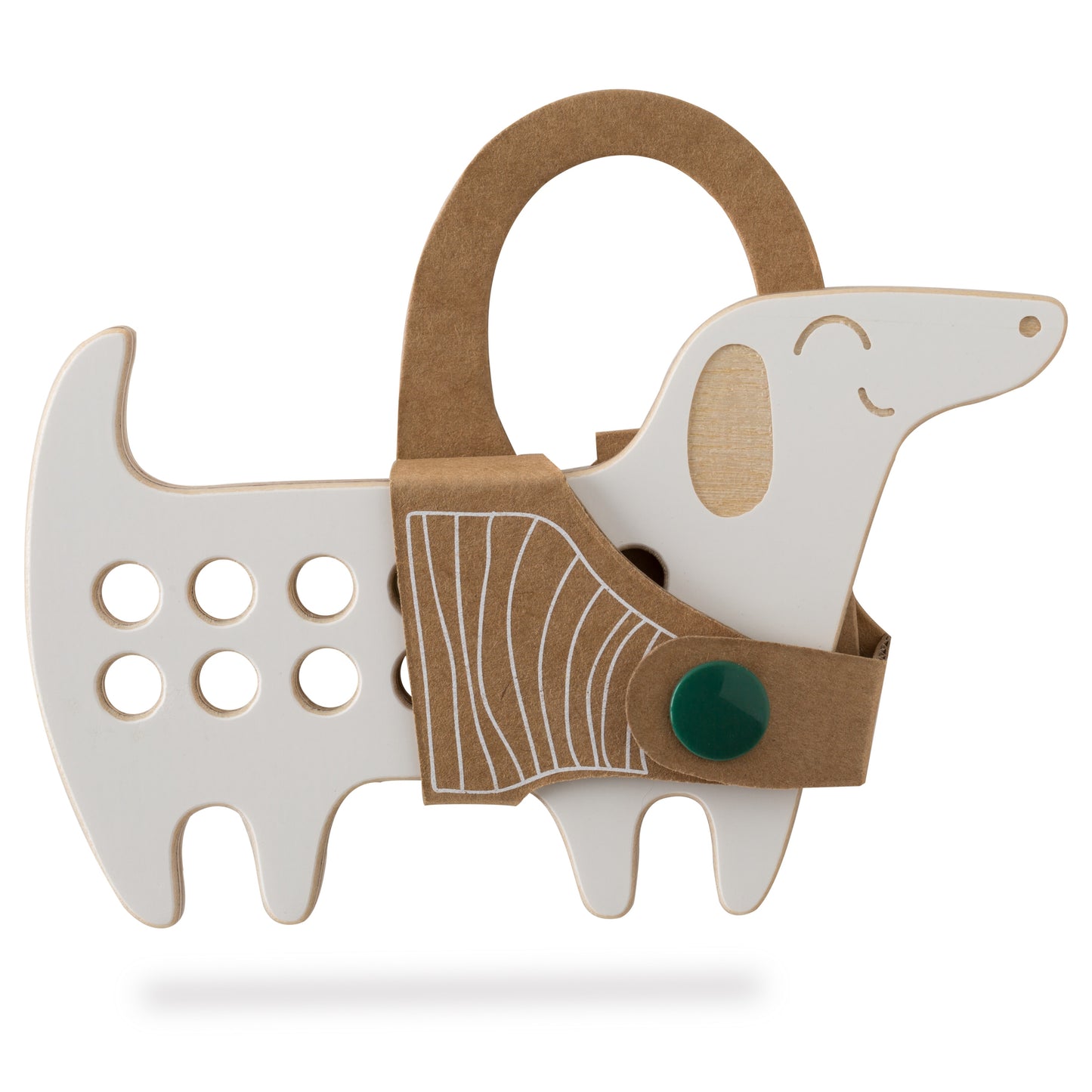 The Dachshund Wooden Lacing Toy