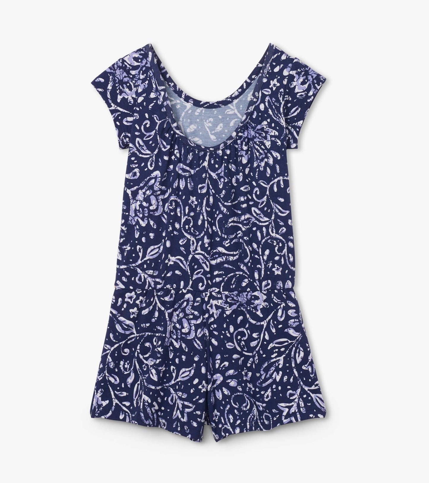 Batik Flowers Faux Dress Romper - Hatley