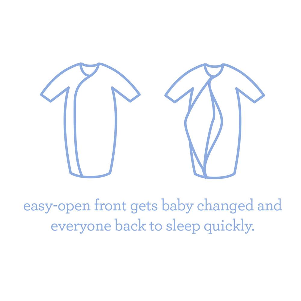 Modal Magnetic Sack Gown & Hat - Koala Cuddles Pink