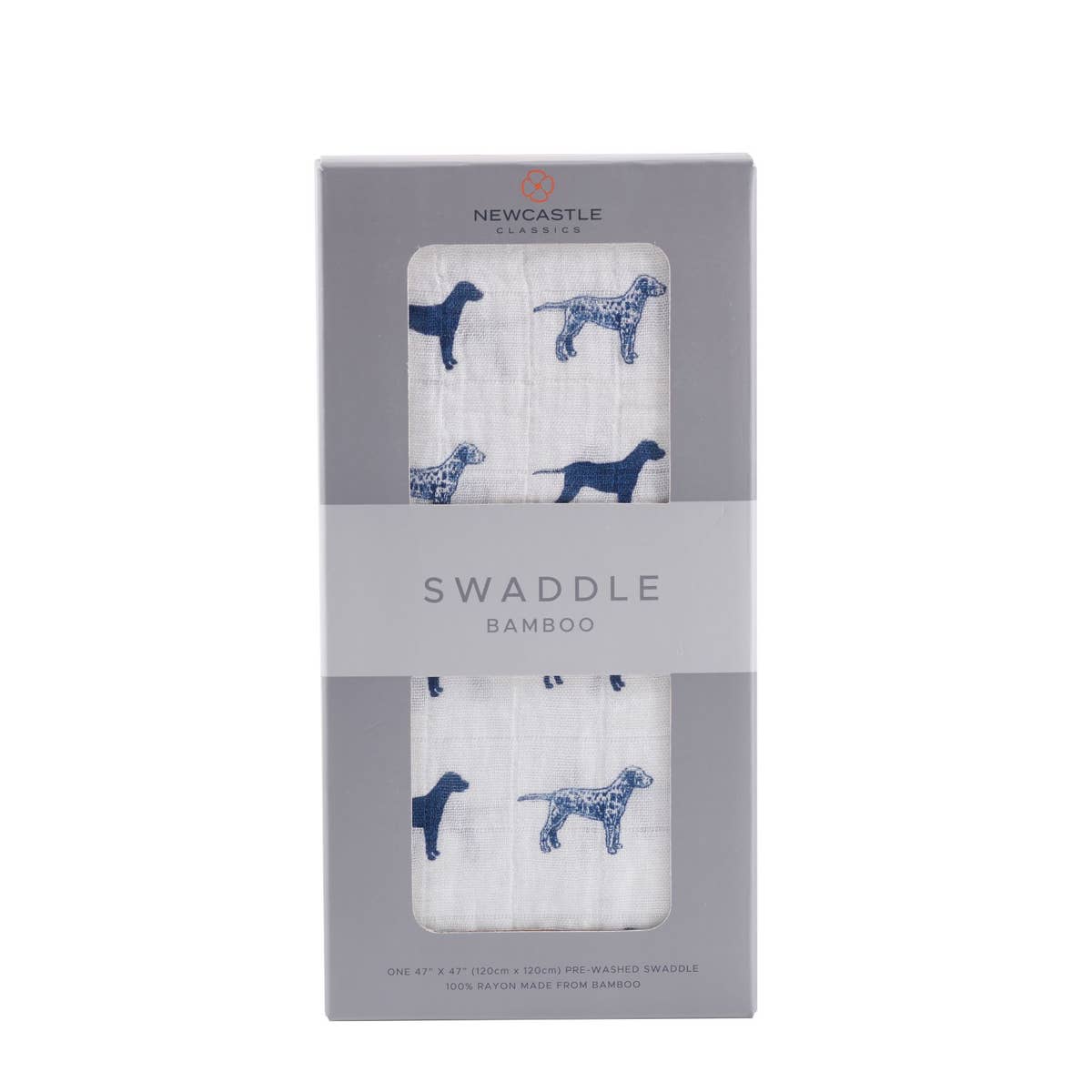Newcastle Classics Bamboo Muslin Swaddle Blanket - Dalmatian