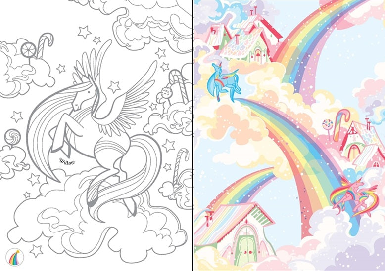 Usborne Little Transfer Book - Unicorns