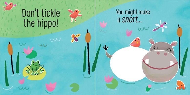 Don't Tickle the Hippo! - Usborne Touchy-Feely Sounds