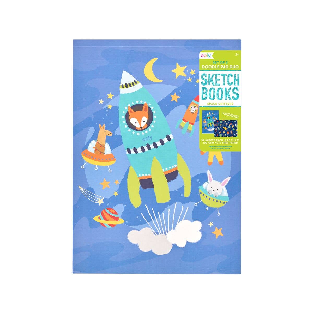 Space Critters Doodle Pad Duo - Set of 2