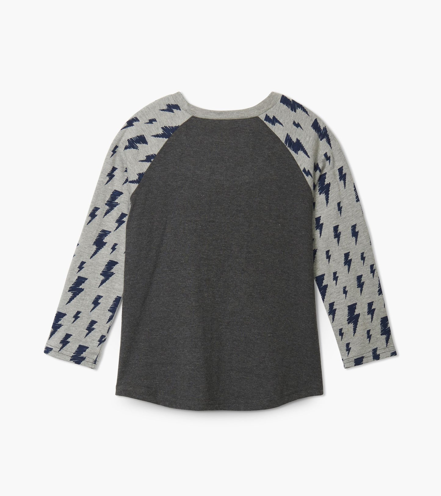 Hatley Lightning Bolts Raglan Long Sleeve Tee - Glow in the Dark