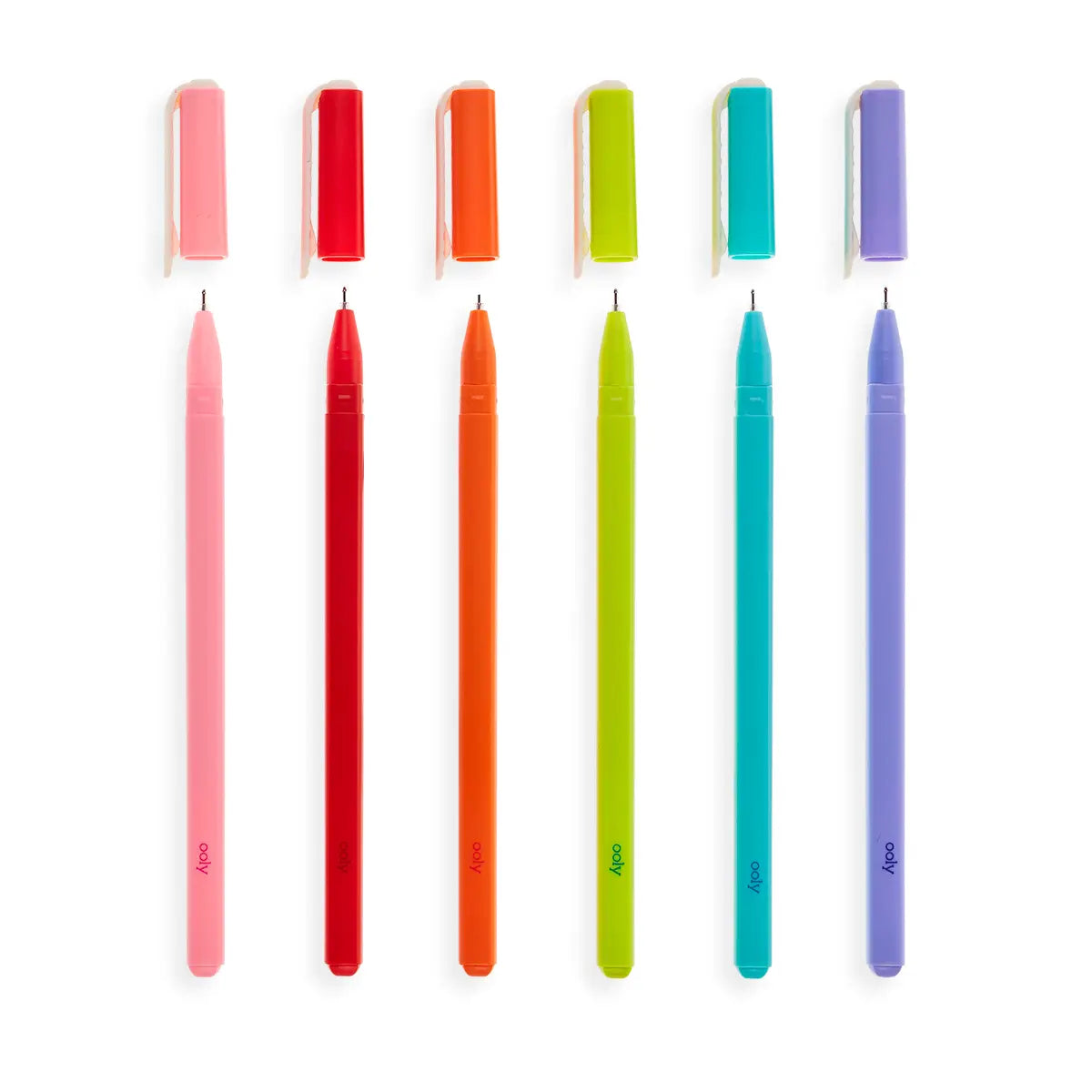 Fine Lines Gel Pens - Set of 6