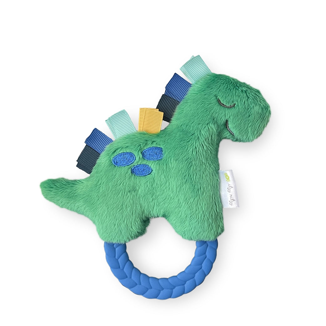 Dino Plush Rattle Pal with Teether