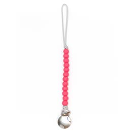 Rowan Pacifier Clip - Hibiscus
