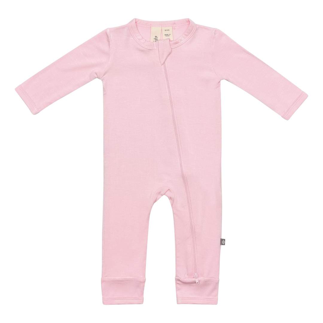 Kyte Zippered Romper - Peony