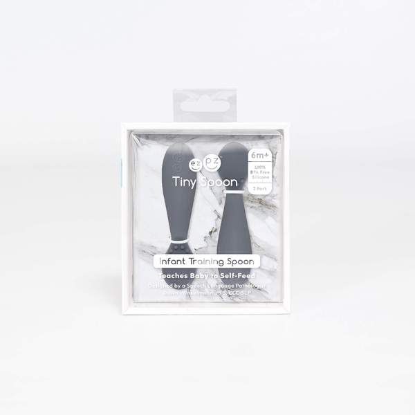 EZPZ The Tiny Spoon Twin-Pack - Gray