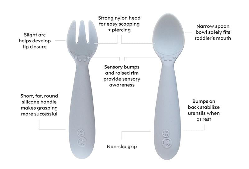 EZPZ Mini Utensils - Blue
