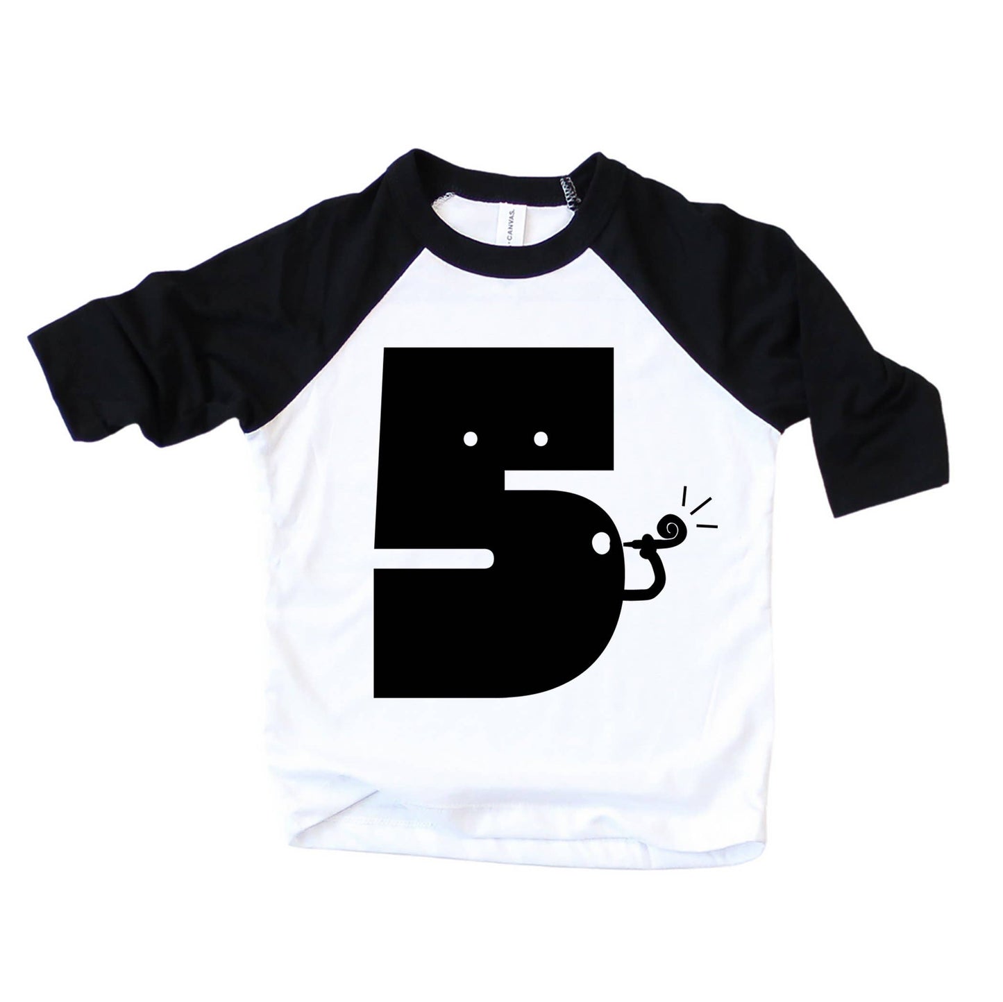 Mr. Five Birthday Shirt - Black