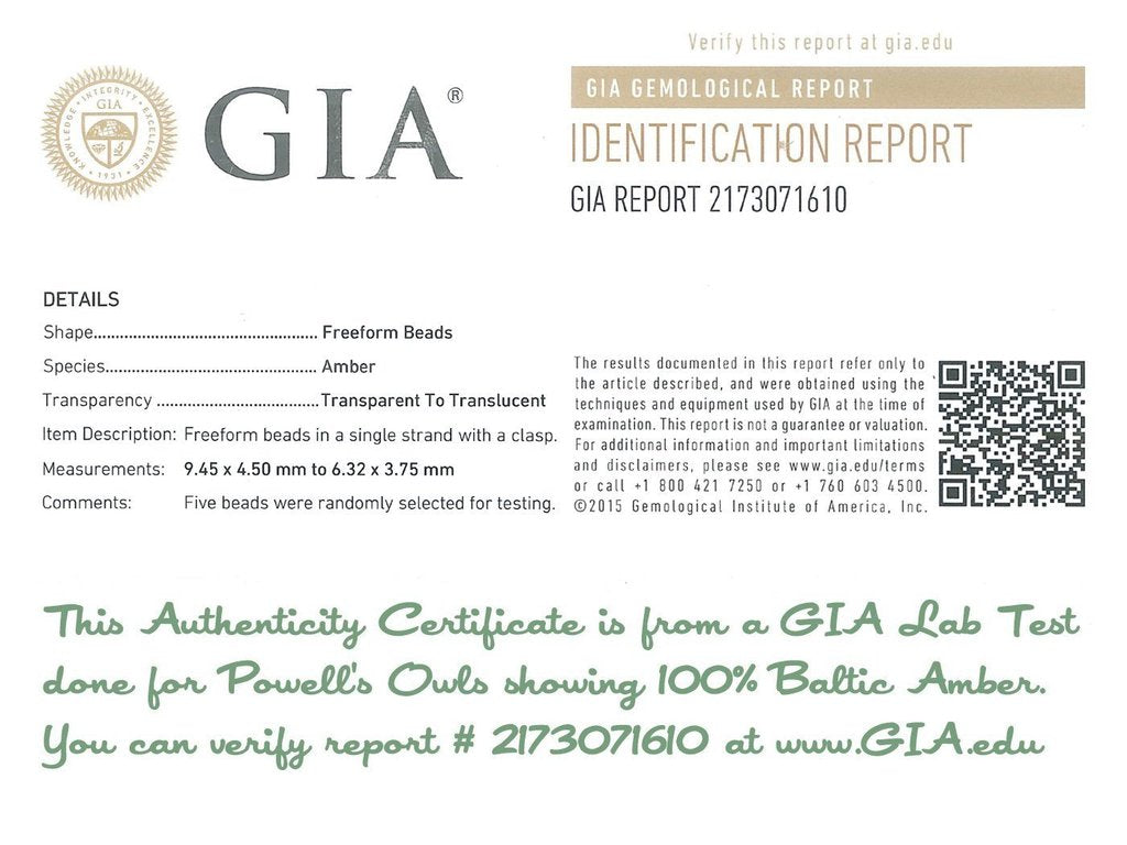 Unpolished Honey Amber Teething Bracelet 5.5"