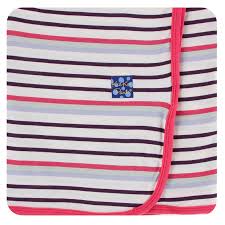 KicKee Pants Swaddling Blanket Chemistry Stripe