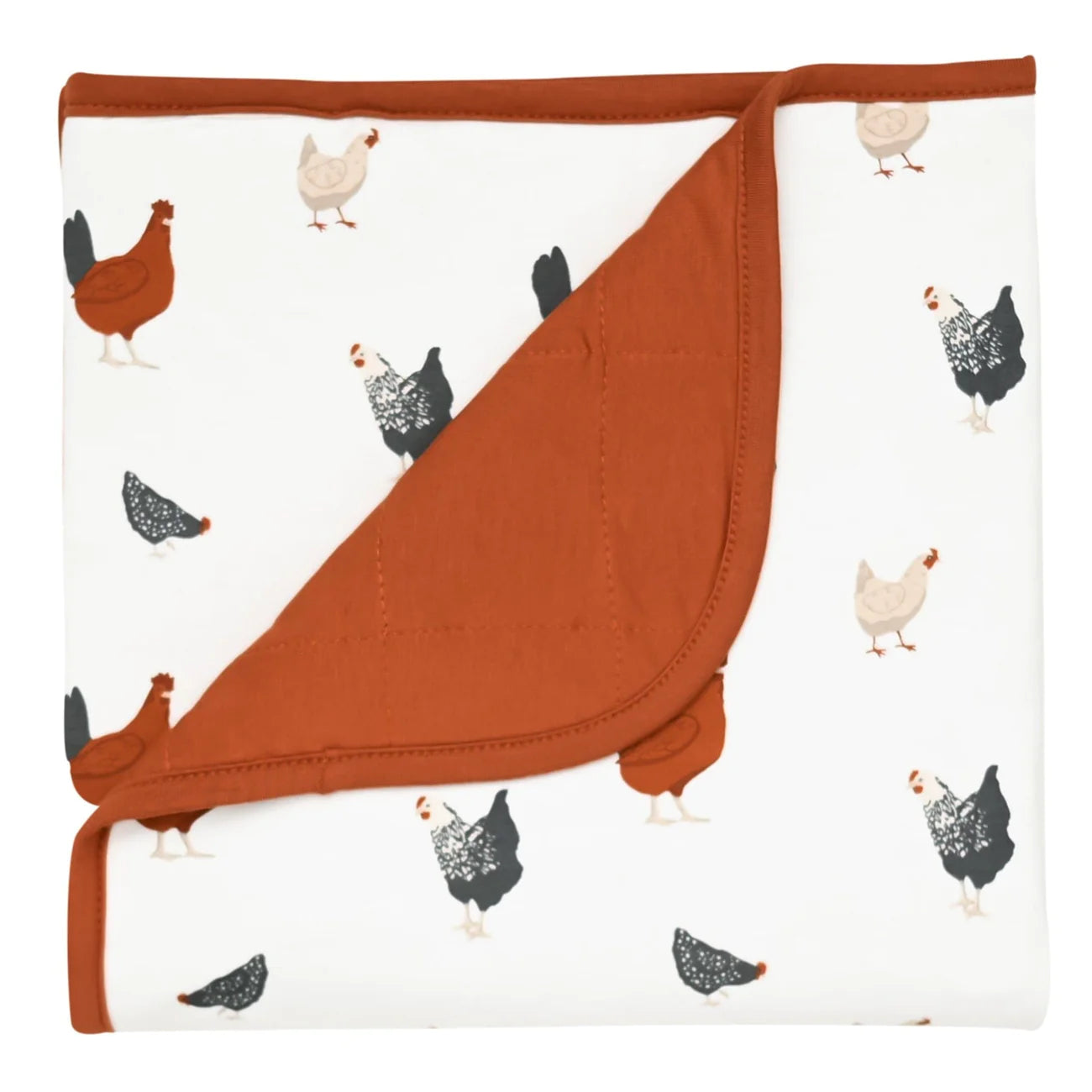 Chick Print Baby Blanket