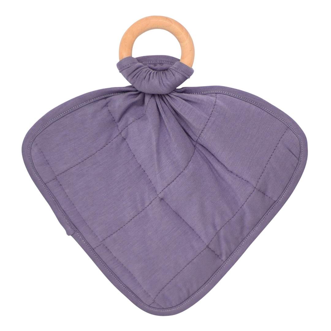 Kyte Baby Lovey with Removable Wooden Teething Ring - Orchid