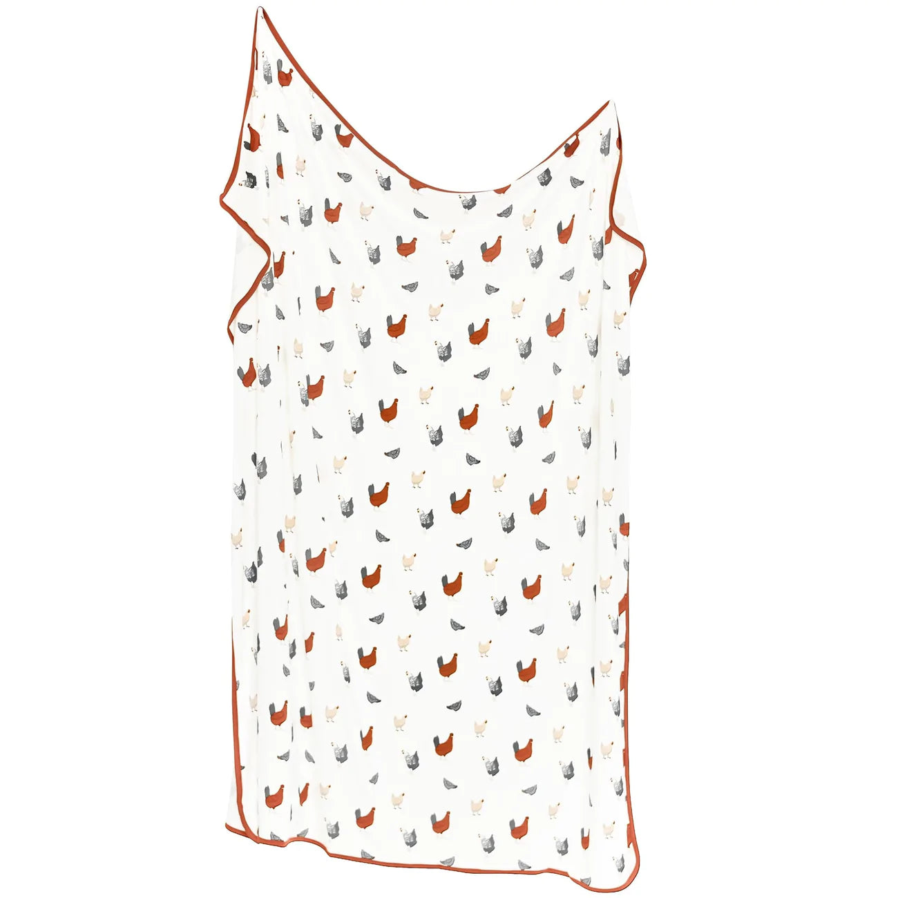 Chick Print Swaddle Blanket