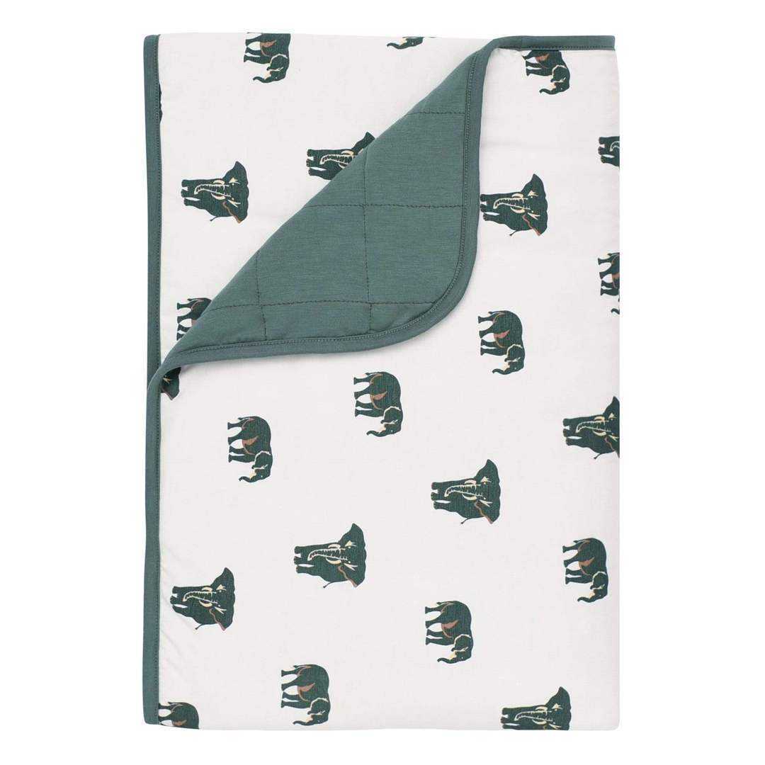 Kyte Baby Printed Toddler Blanket - Elephant